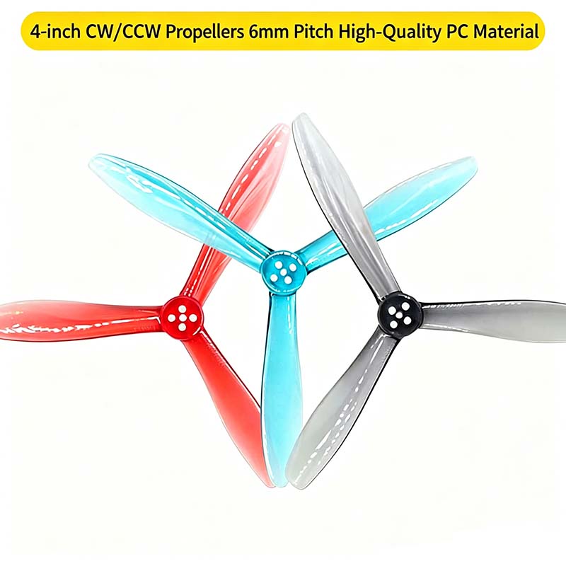 Drone Racing Propeller - TMOTOR T4944 4-blads 4-inch voorwaartse/achterwaartse propeller