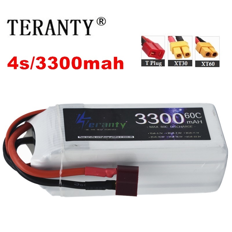 Drone Racing Battery - Lipo Oplaadbare Batterij 4S 3300Mah 60c