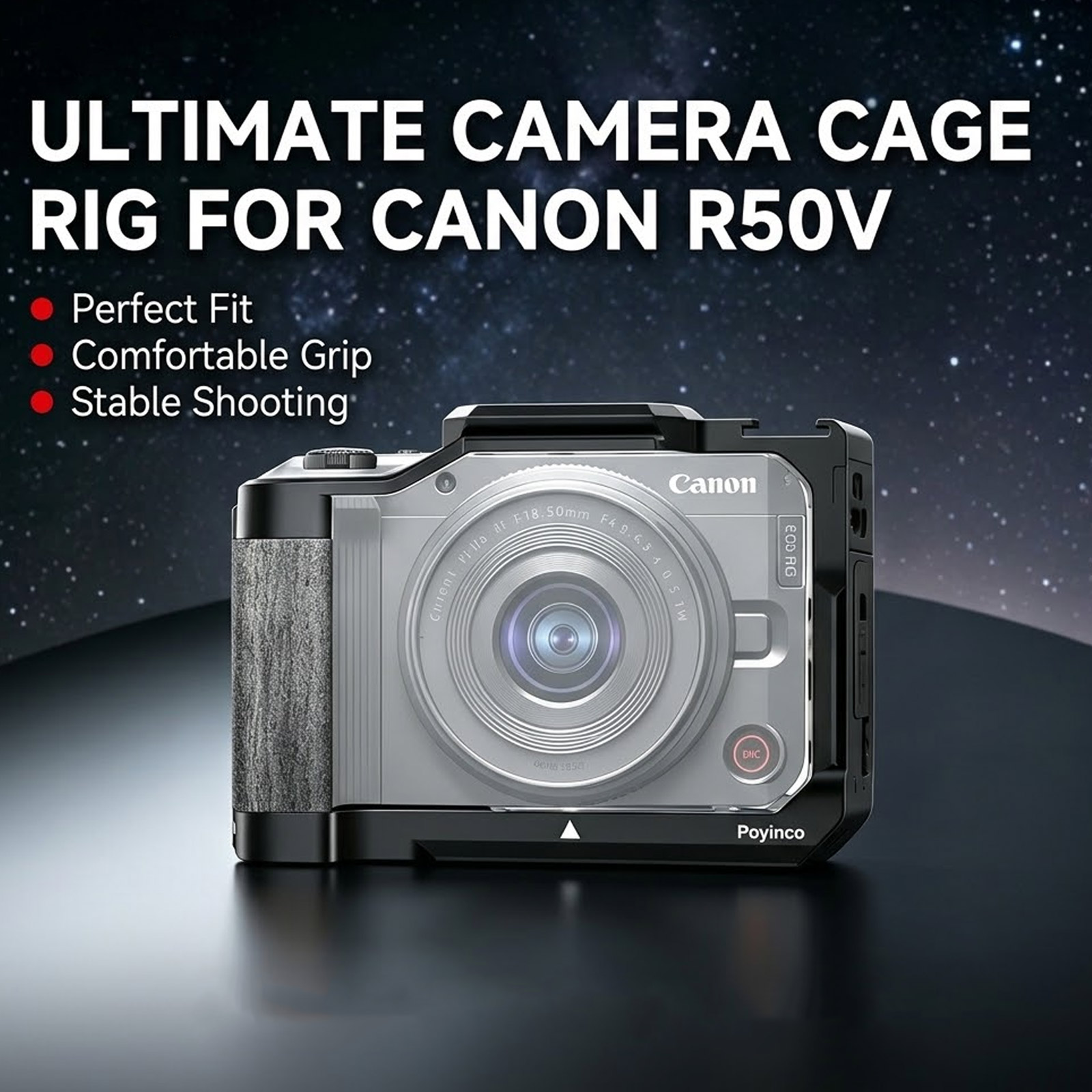 Canon Camera Eos R50 - Aluminiumlegering cameracage voor Canon EOS R50