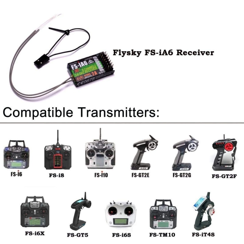 Flysky FS-IA6 Ontvanger 6CH Du - Drone Racing Battery recensie en prijs