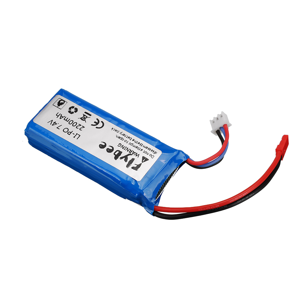 (JST plug) 2200mAh 7.4V 2S Lip - Drone Racing Charger recensie en prijs