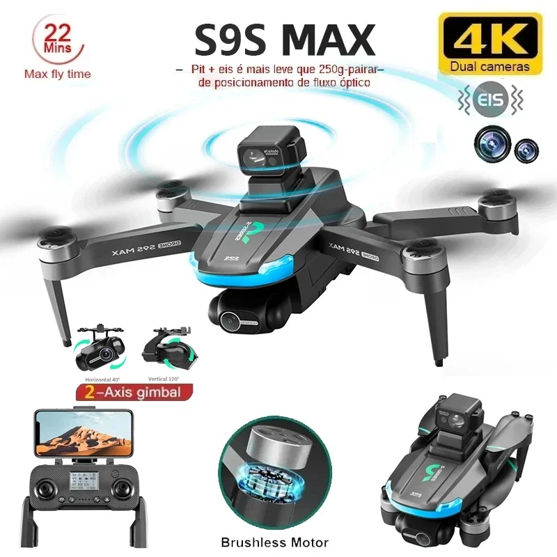 NIEUWE S9S MAX MINI Drone 4K 2 - Drone Racing Camera recensie en prijs