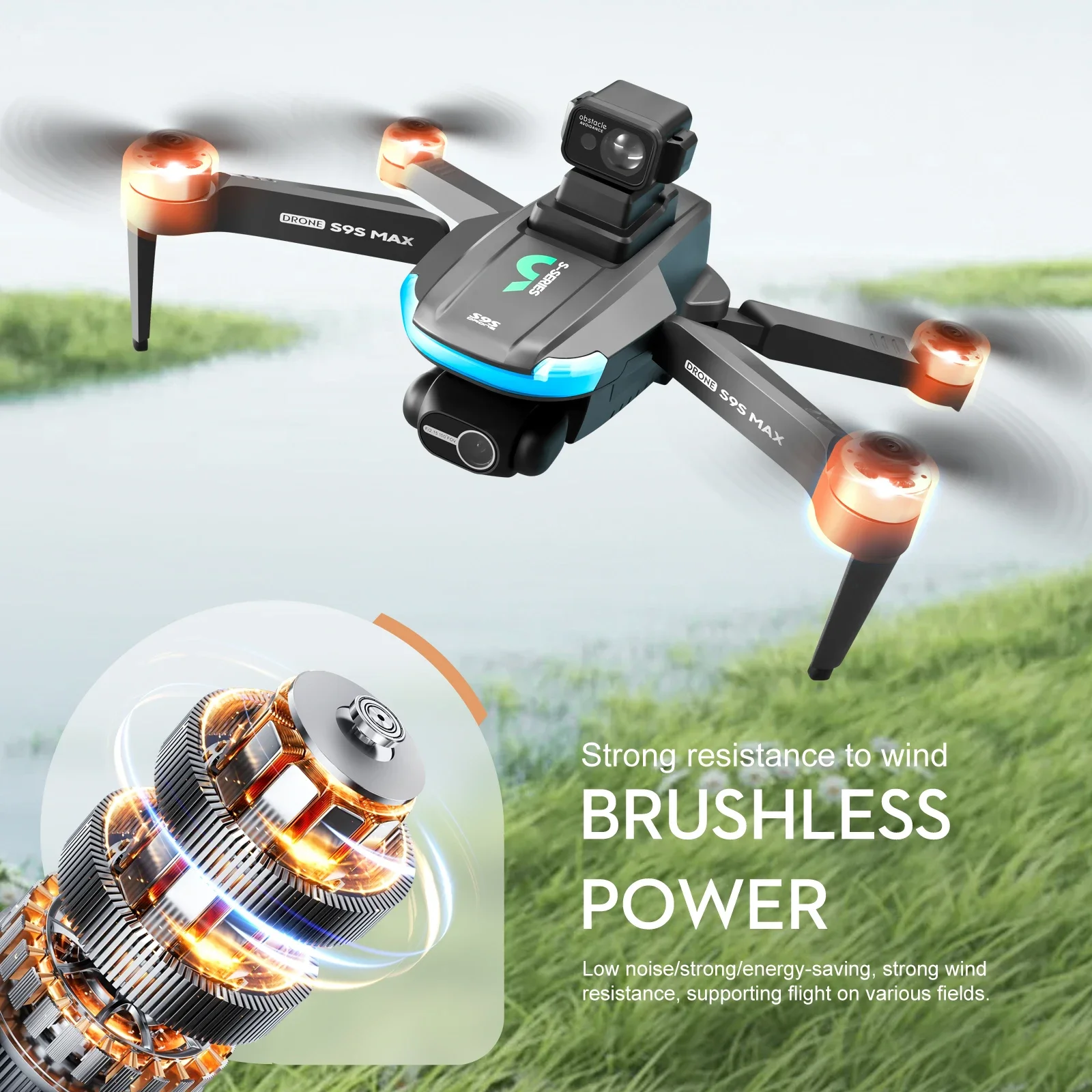 NIEUWE S9S MAX MINI Drone 4K 2 - Drone Racing Camera recensie en prijs