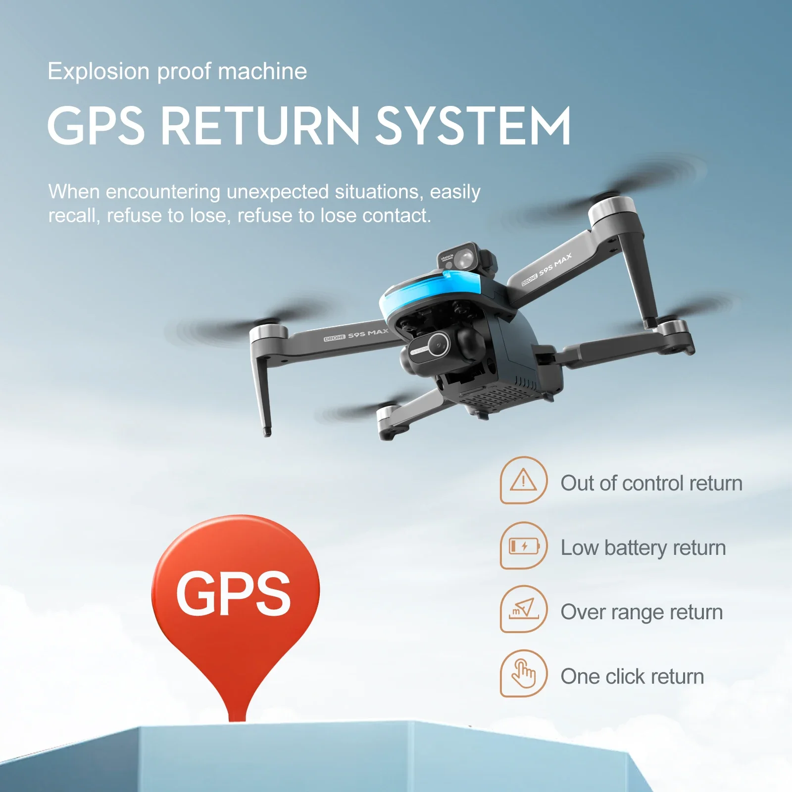 NIEUWE S9S MAX MINI Drone 4K 2 - Drone Racing Camera recensie en prijs