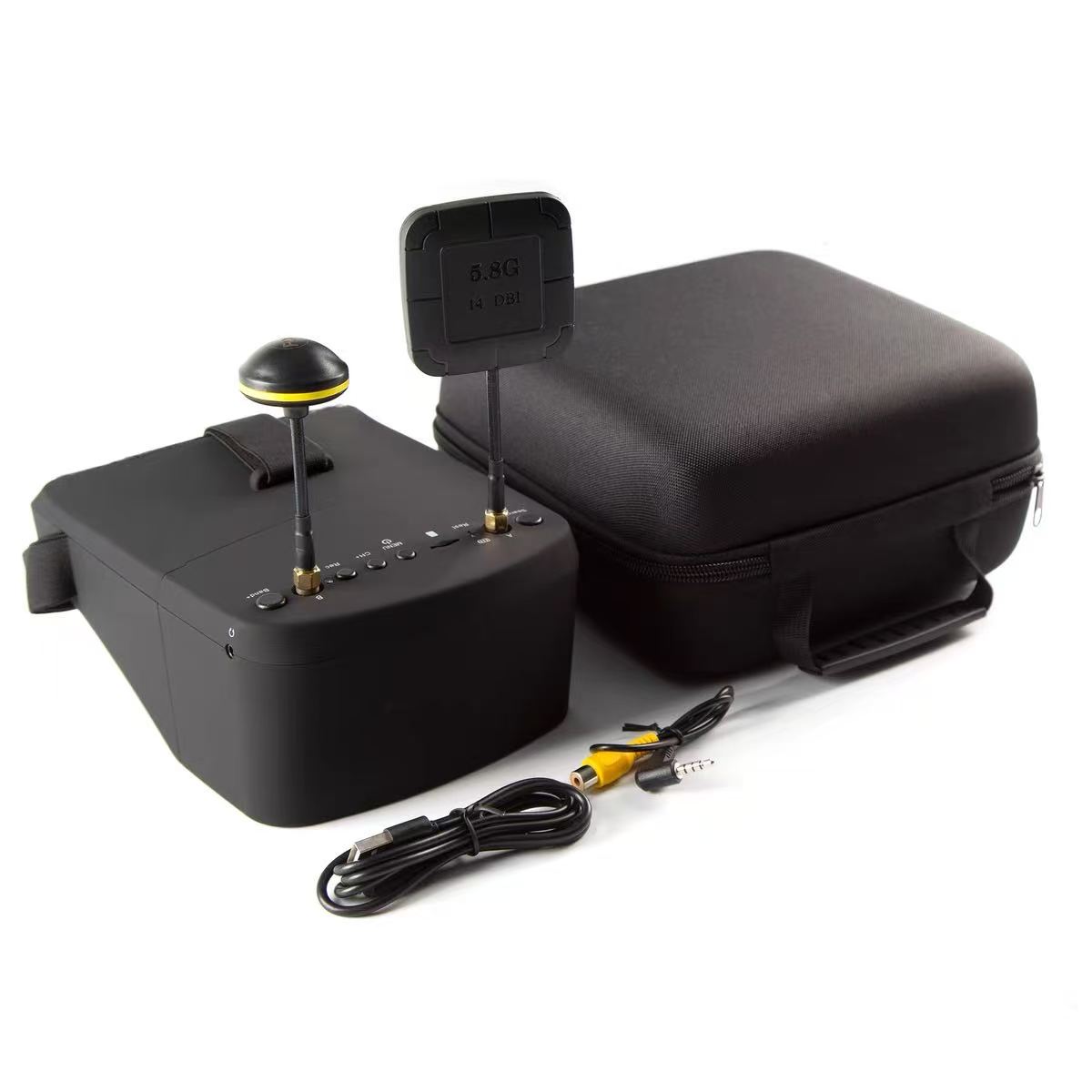 EV800D FPV-bril met 5-inch afn - Drone Racing Goggles recensie en prijs