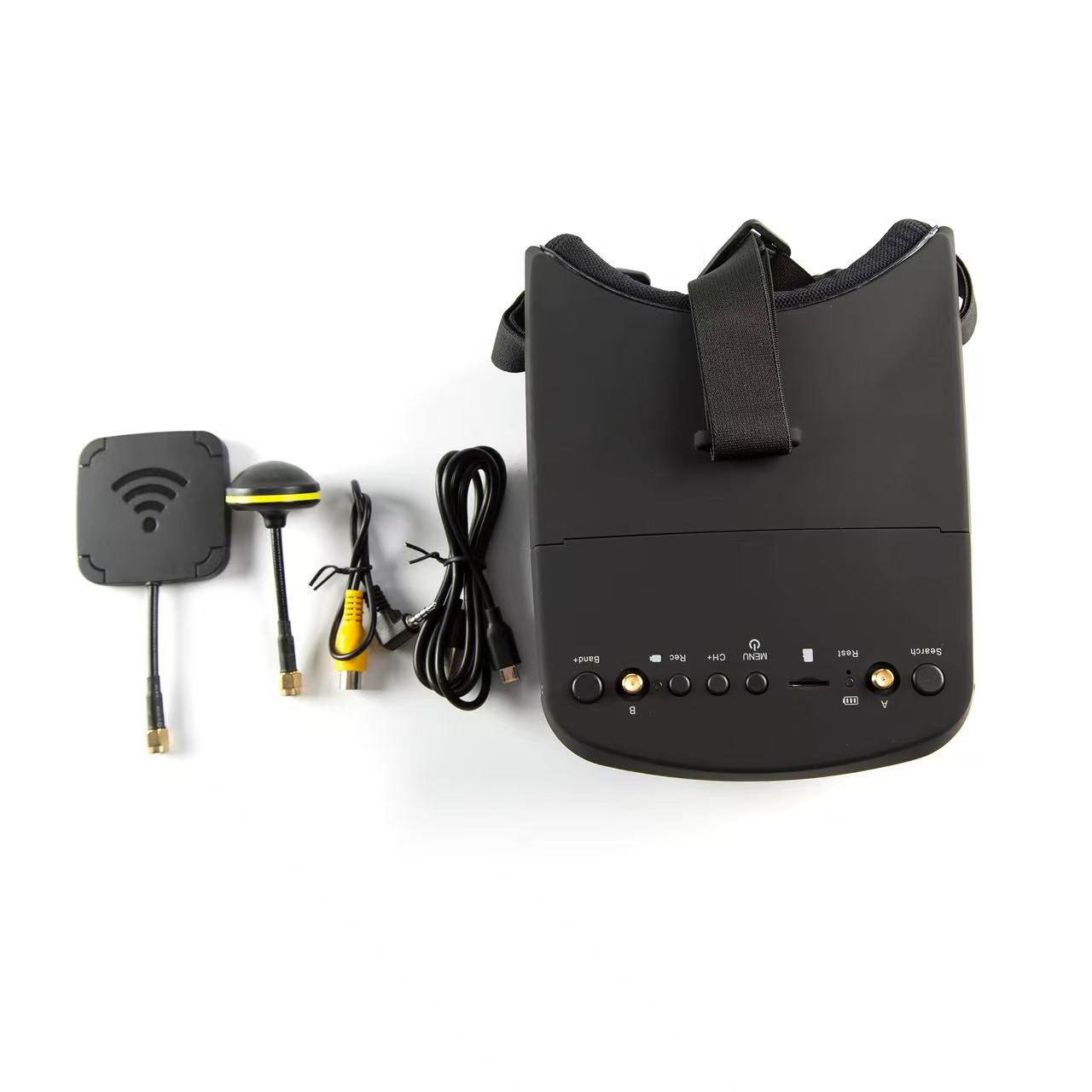 EV800D FPV-bril met 5-inch afn - Drone Racing Goggles recensie en prijs