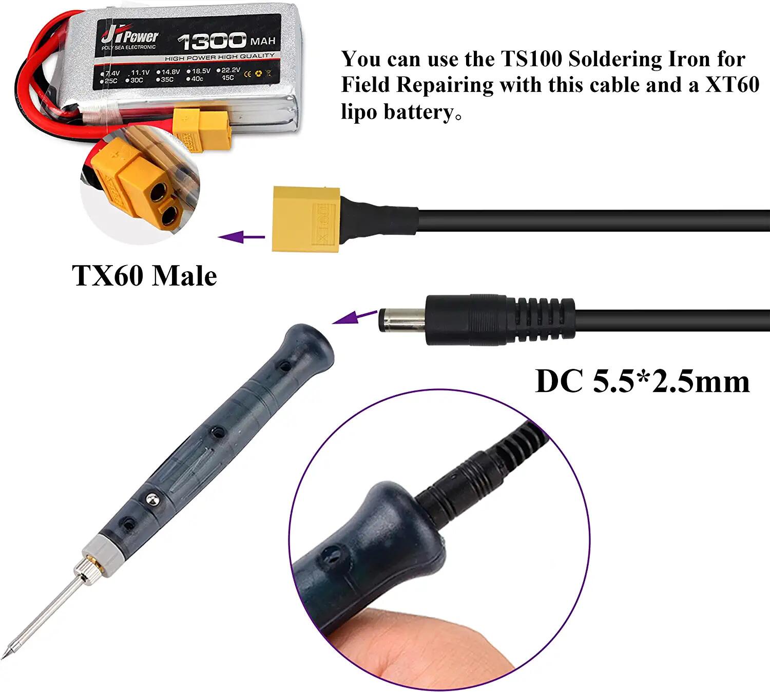 XT60 Adapter Kabel XT60 Male N - Drone Racing Gate recensie en prijs