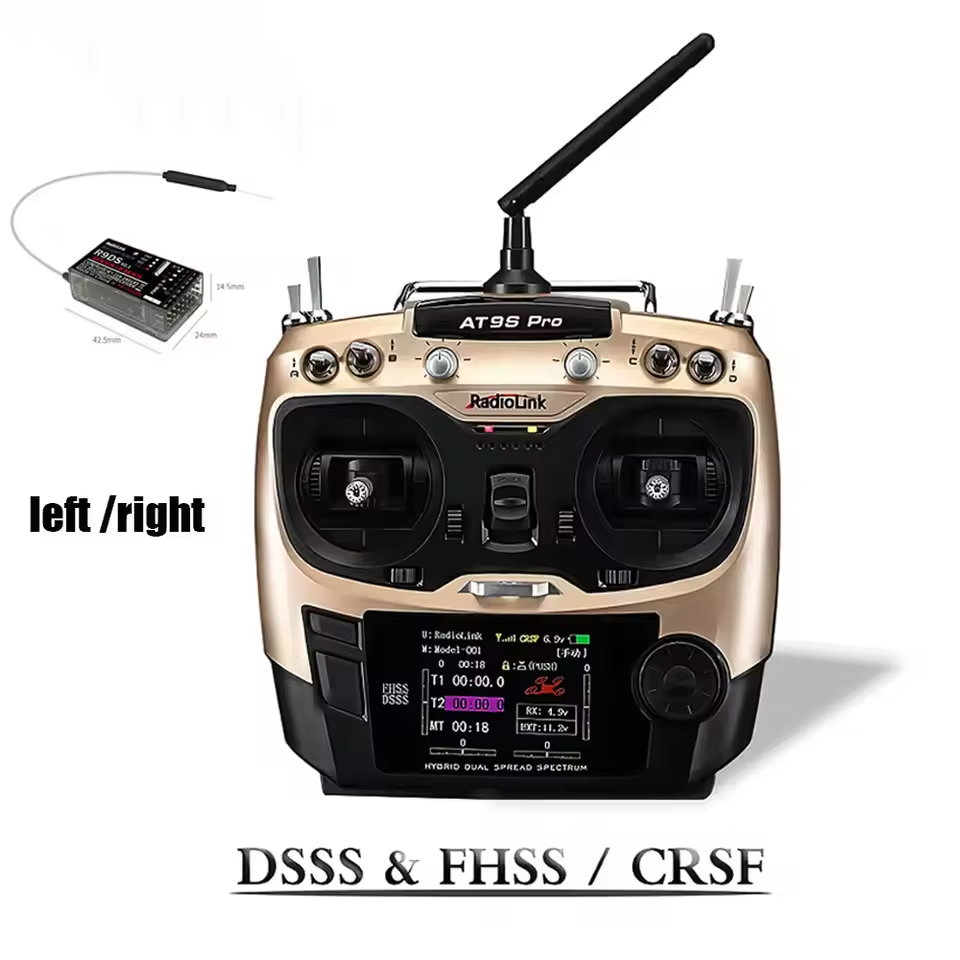 Radiolink AT9SPro 12CH 2.4G DS - Drone Racing Battery recensie en prijs