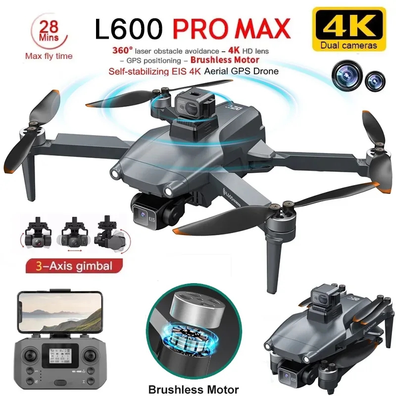 L600 PRO MAX GPS Drone Profess - Drone Racing Camera recensie en prijs