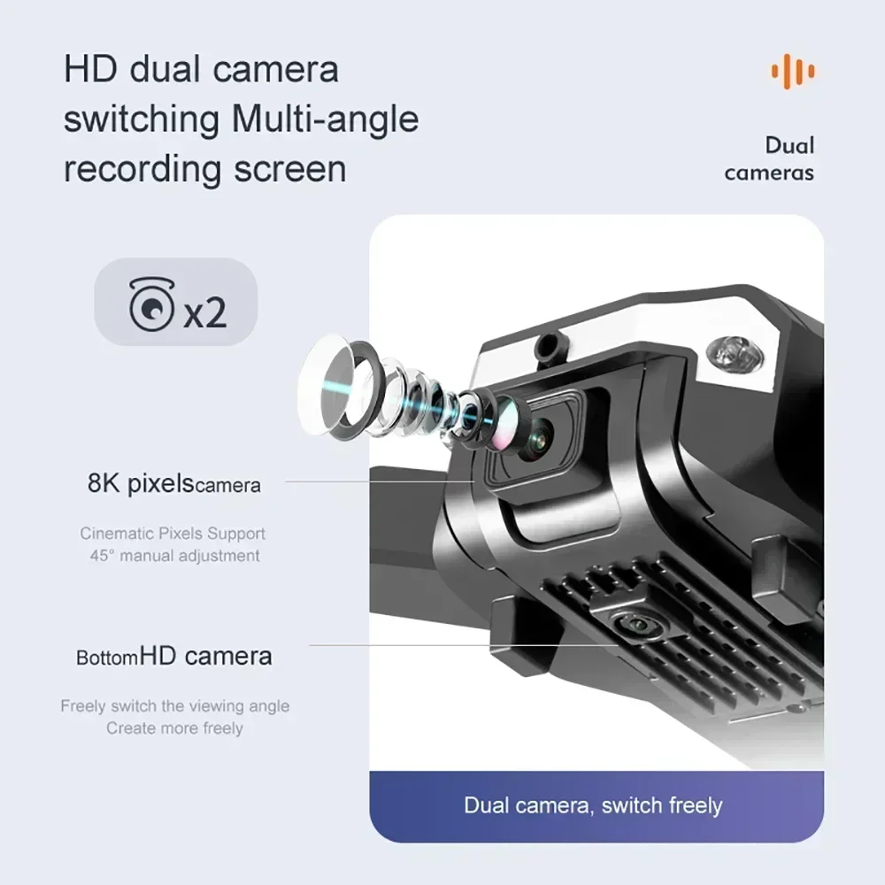 G6 Pro 8K Dual-Camera Drone, 5 - Drone Racing Camera recensie en prijs