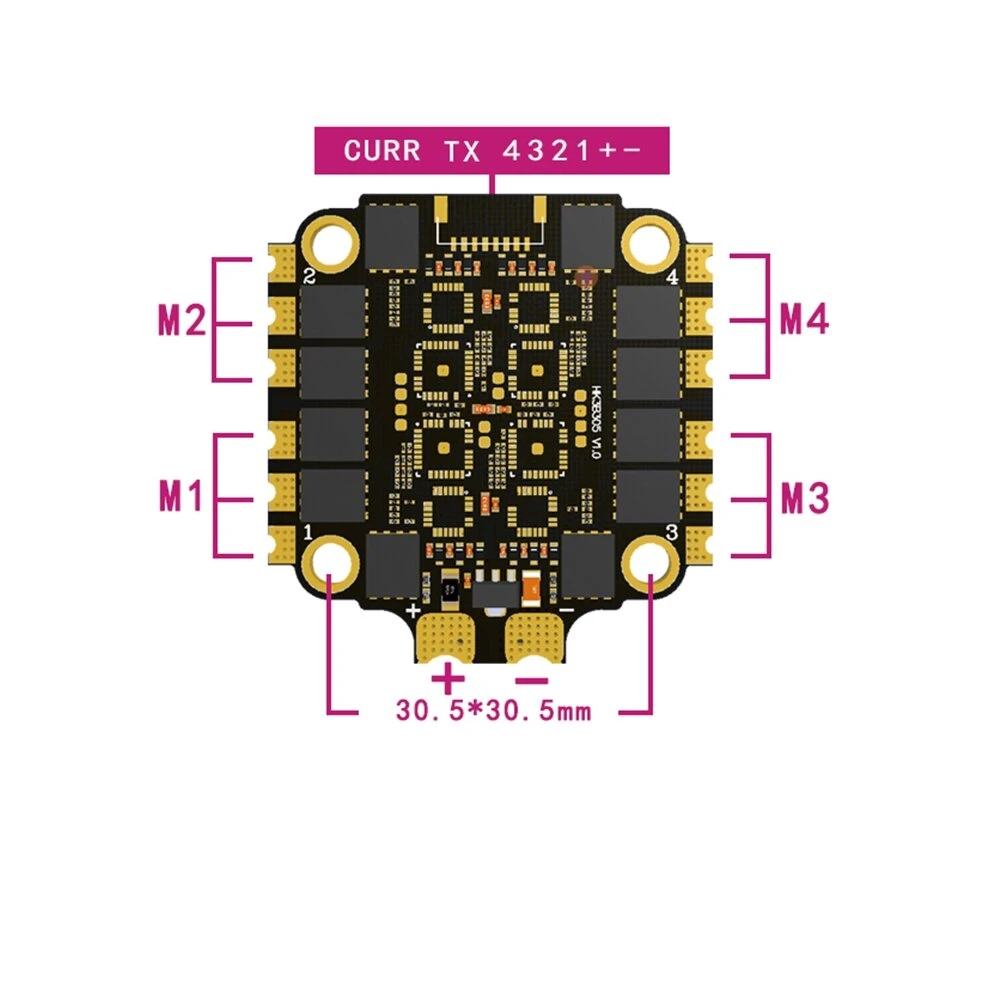 HAKRC 60A Blheli_32 2-6S 4 in  - Drone Racing Esc recensie en prijs