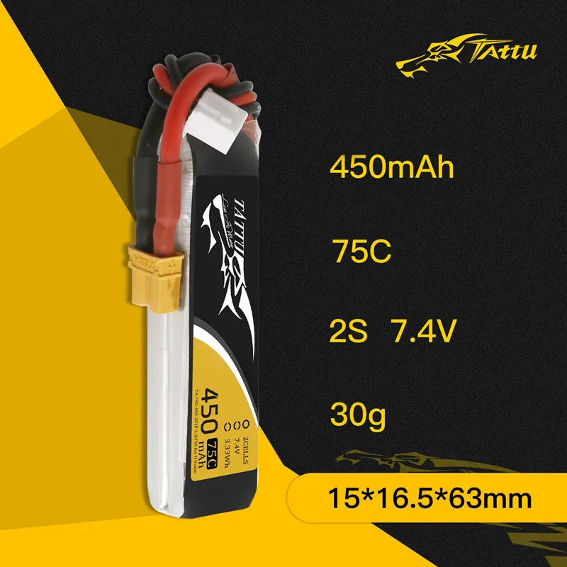 3 Stuks Nieuwe Tattu 450/500/5 - Drone Racing Battery recensie en prijs