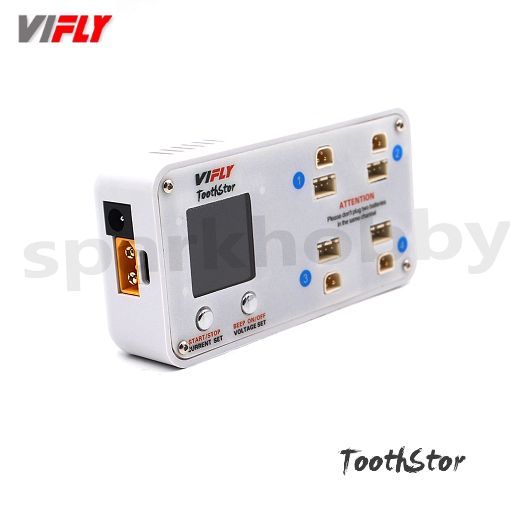 VIFLY ToothStor 4-poorts 2S-ba - Drone Racing Charger recensie en prijs
